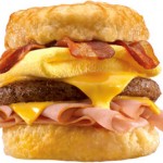 Hardee's Monster Egg Breakfast Heart Attack Special