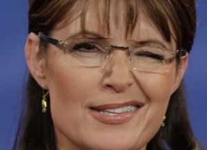 Sarah Palin Winks